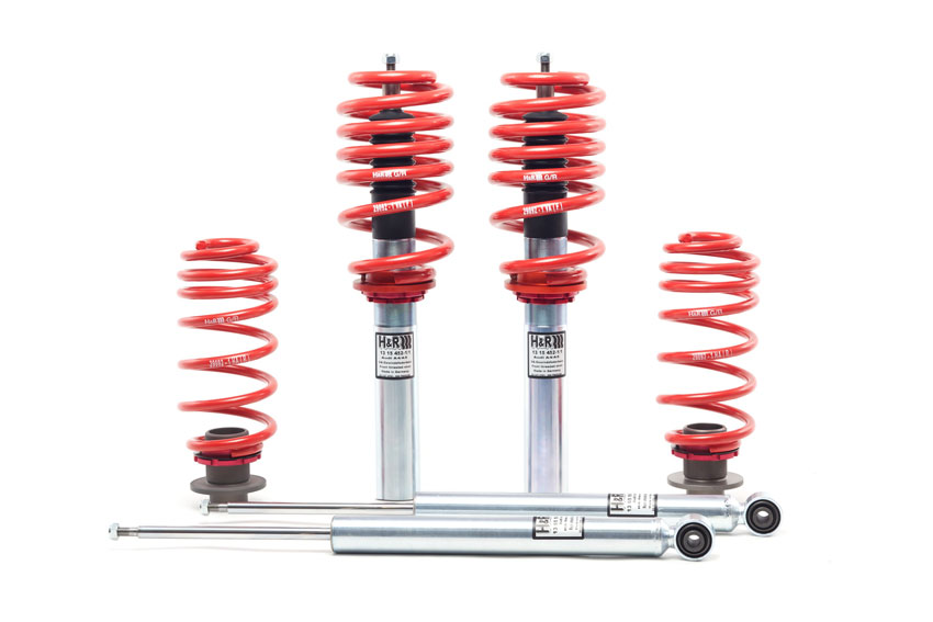 H&R 1.6" x 1.6" Sport Front & Rear Lowering Coil Springs For 17-18 A4 S4 50357